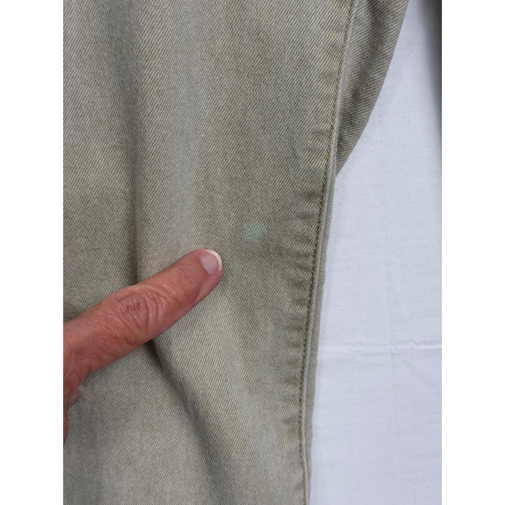 d.jeans Wide Leg Utility Pants Womens 4 Tan Good Stretch Patch Pocket Khaki - Picture 4 of 15